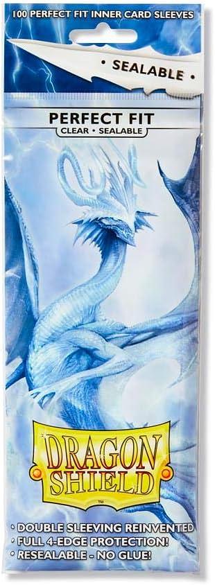 DRAGON SHIELD - Clear - Sealable Perfect Fit Sleeves