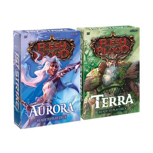 Flesh and Blood TCG - 1st Strike Deck Set of 2: Aurora & Terra