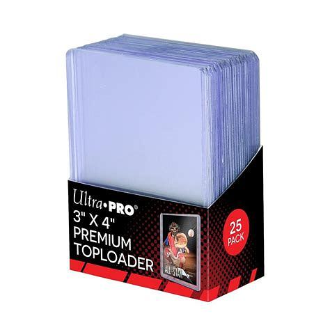 ULTRA PRO - 3" x 4"  SUPER CLEAR PREMIUM TOPLOADERS (25 X SLEEVE)