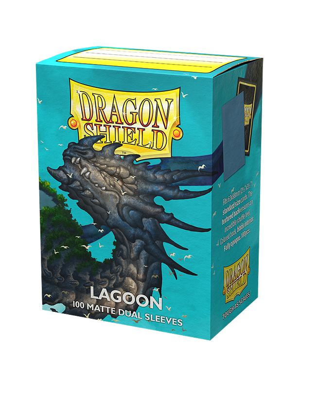 DRAGON SHIELD DUAL MATTE SLEEVES - LAGOON (100X)