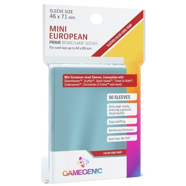 GAMEGENIC - PRIME MINI EUROPEAN SLEEVES - (46 X 71MM) - 50x