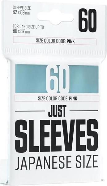 JUST SLEEVES - JAPANESE SIZE SLEEVES - CLEAR (60X)