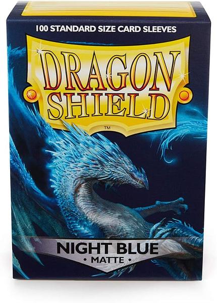 DRAGON SHIELD STANDARD SLEEVES - NIGHT BLUE MATTE (100X)