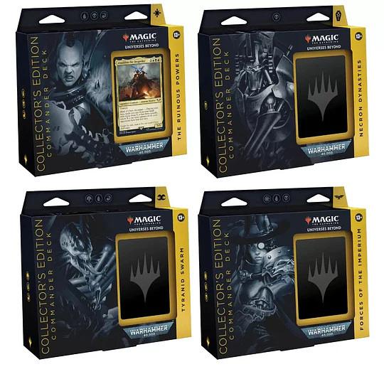 MAGIC THE GATHERING - COMMANDER WARHAMMER 40K PREMIUM DECK DISPLAY