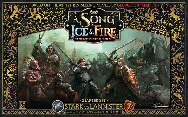 A SONG OF ICE AND FIRE: TABLETOP MINIATURES GAME - STARK VS LANNISTER STARTER SET